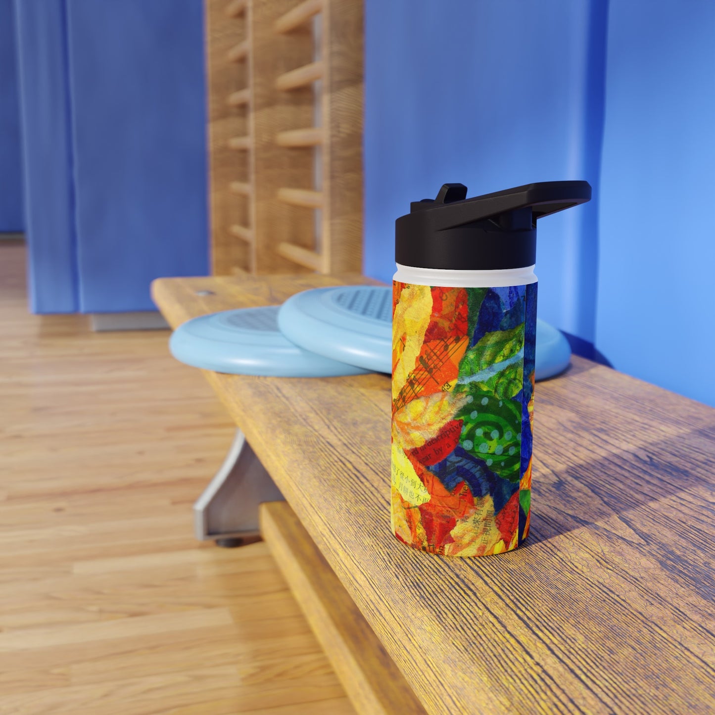 Sunflower Stainless Steel Water Bottle, Standard Lid