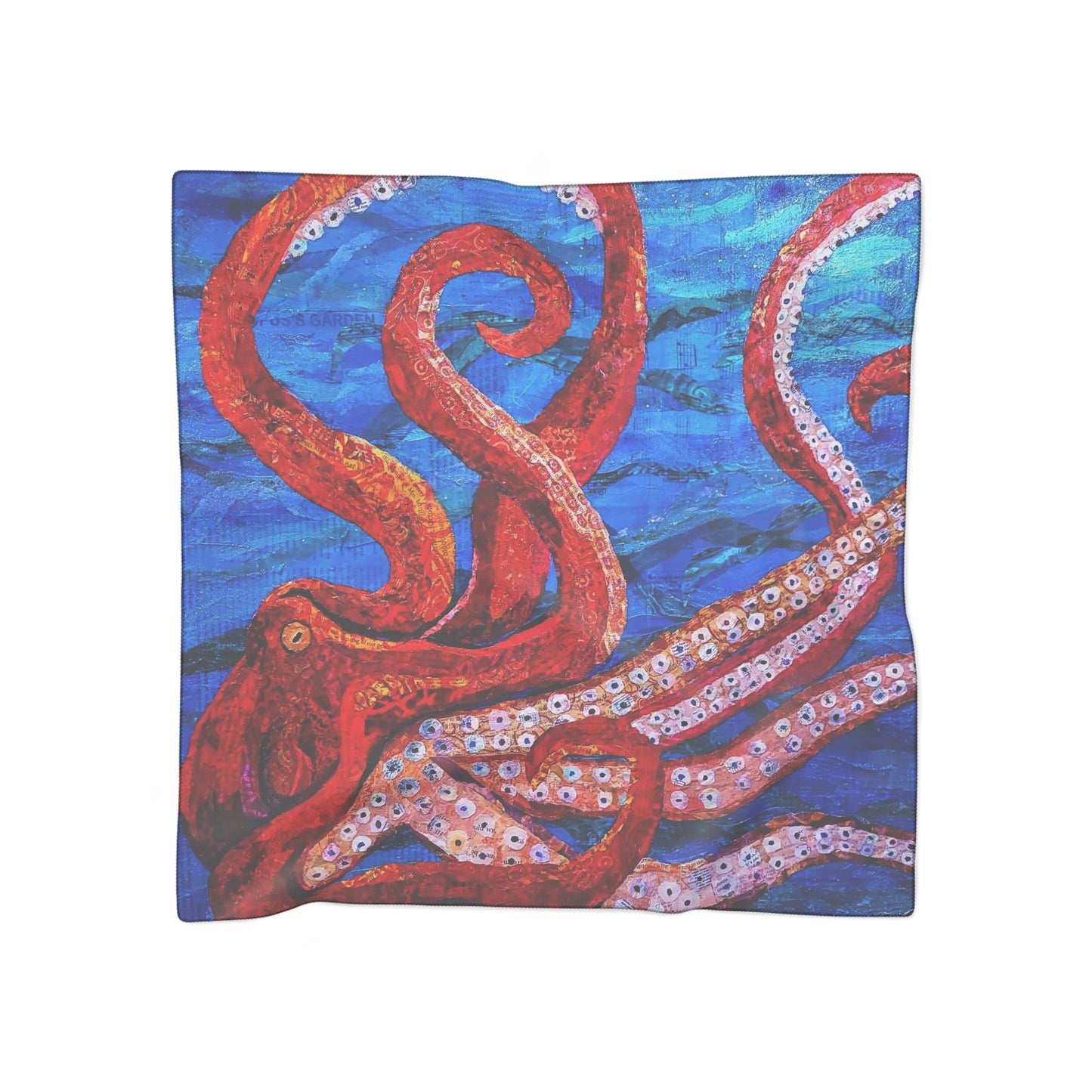 Giant Pacific Octopus Poly Scarf